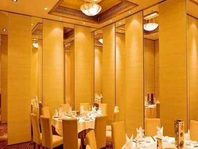 Hotel sound proof sliding movable partition walls