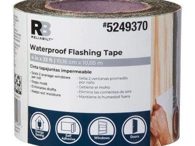 Self-Adhesive 4-in x 33-ft Rubberized Asphalt Roll Flashing in the Roll