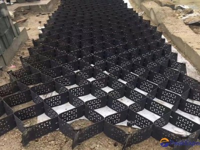 Textured and Perforated HDPE Plastic Geocell manufacturer price gravel grid geo