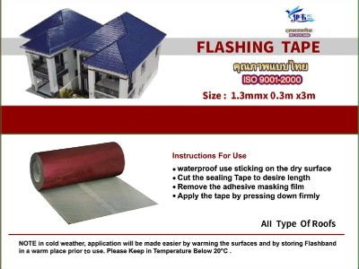 Self Adhesive Flashing tape/ roofing tape for colored roofing