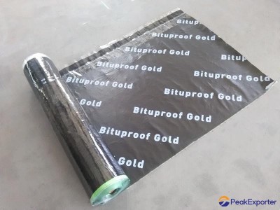 Cross Laminated HDPE Film Self-Adhesive Bitumen Waterproofing Membrane