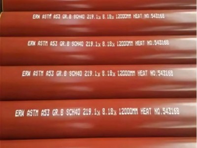 ASTM A53 Gr.A &Gr. B Carbon ERW Steel Pipe for high Temperature