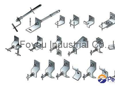Wall stone hanging hardware