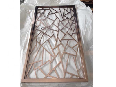 laser cutting perforated metal sheet