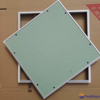 Gypsum board ceiling access panels for indoor repair work