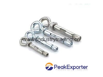 Eye expansion anchor of fastner for building construction hardware
