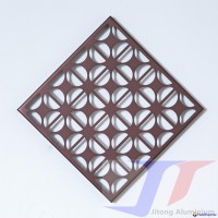 Wall Cladding Panel Aluminum Single Solid Punched Perforated Screen Panels