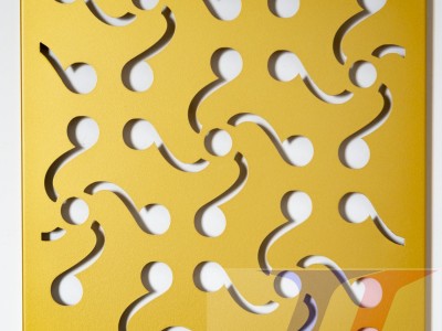 Exterior Wall Cladding Panel Aluminum Solid Punched Perforated Screen Panel