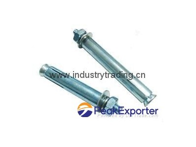 Sleeve anchor for building fastener construction hardware