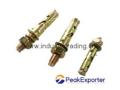 Fish sleeve anchor for building construction hardware