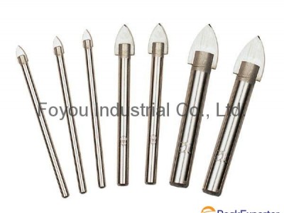Spearhead tile drilling bit