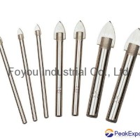 Spearhead tile drilling bit