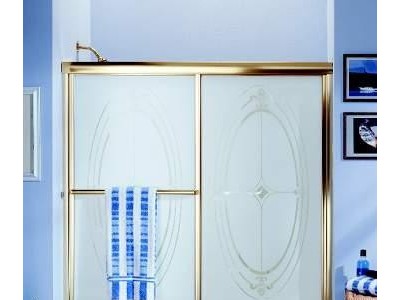 Bypass tub door