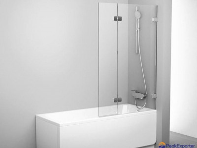 Two Part Bathtub Panel With a Movable Section
