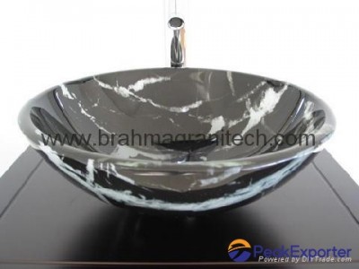 black marble bathroom sinks and stone sinkbasin