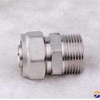 brass pipe fittings pex fitting hydraulic hex nipple T type tee quick connector