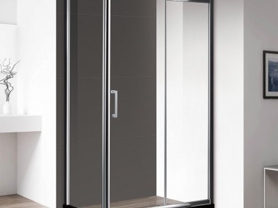 Aluminium shower enclosure shower room with tempered glass