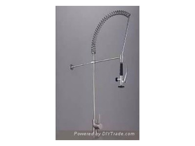 SUS304 Stainless Steel Kitchen faucet with pull-out spout