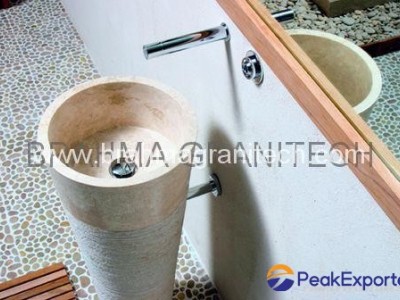 limestone wash basin
