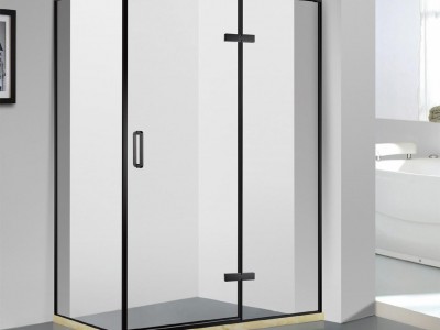 SUS304 shower enclosure shower room black color rectangle shape