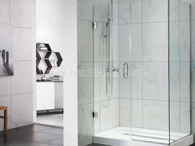 Frameless Hinged Shower Door