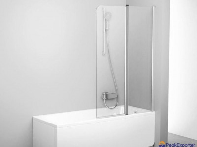 Movable Two Part Bathtub Screen AB 5372