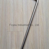 Glass door handle in SUS 304 stainless steel