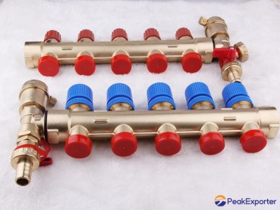 underfloor heating manifold brass Water separator compositive