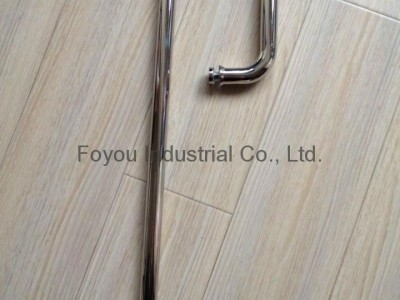 Stainless steel combo handles for glass door