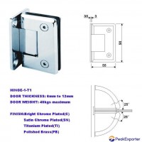 Glass hinge