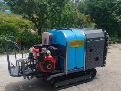Crawler type air-assisted sprayer, self-propelled orchard spraying machine