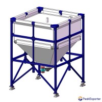 Pellet and Bulk Storage Fabric Flexible Silo with Weighing Scale
