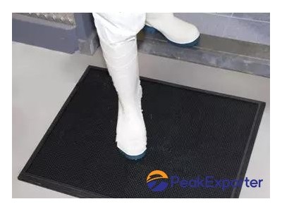 910x1830mm For Food Process Foot Disinfection Fingertip Scraper Entrance Floor