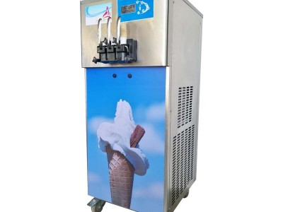Jin Li Sheng Pump Fed Soft Serve Ice Cream Machine with Hopper Agitator