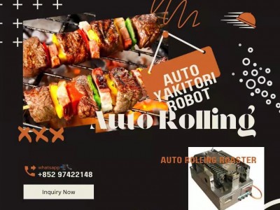 Japanese auto yakitori machine