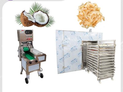 Automatic coconut slicer coconut dehydrator machine