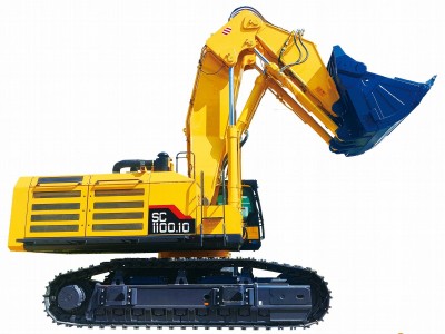 Large mining excavator