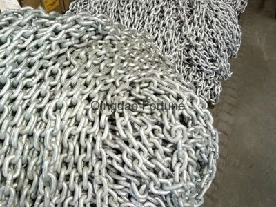 Hot dip galvanized link chain