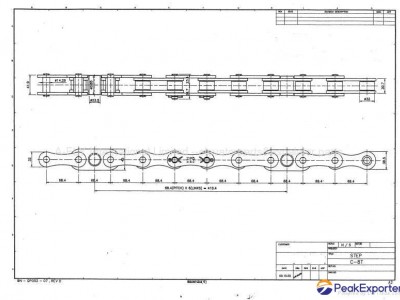 AF-TL68B Step Chain C-13T For HITACHI/LG Elevator