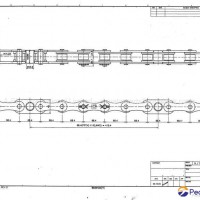AF-TL68B Step Chain C-13T For HITACHI/LG Elevator