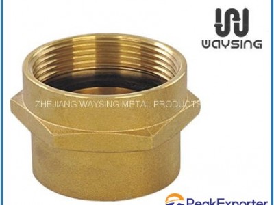 Brass Hex Nipple Female to Male