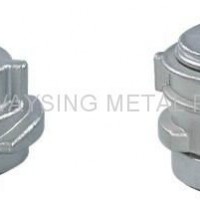 GUILLEMIN COUPLING BLANK CAP WITHLOCK RING AND C/W CHAIN-SS