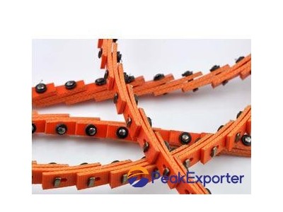 A13/4L Drives for Mechanical Parts Orange Color V Link Belt Tansmission Belt for