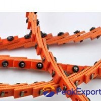 A13/4L Drives for Mechanical Parts Orange Color V Link Belt Tansmission Belt for