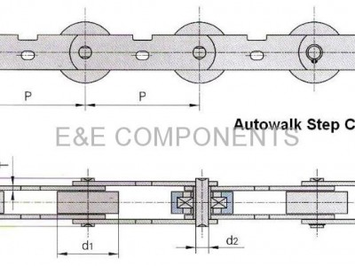 Autowalk Step chain(Escalator parts)