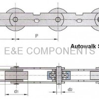 Autowalk Step chain(Escalator parts)