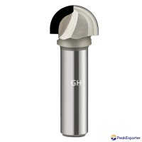 Diamond woodworking tools cove box bit PCD Round Nose router bits for wood
