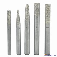 Flat bottom Sintered Diamond engraving router bit tool for stone granite marble