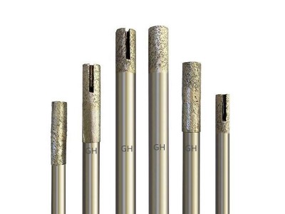 CNC Stone milling bottom bit Slotted diamond engraving tool for granite marble