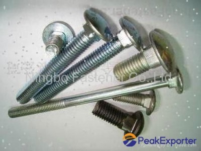 Carriage Bolts Guardrail Bolts Railway Fasteners